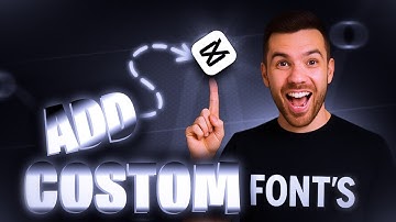 How To Add Costom Fonts In Capcut || Capcut Basics✨ || [FONTS]..!
