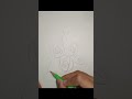 Flower drawing #art #flower #short #viralshorts