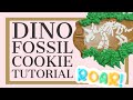 Dino Fossil Cookie Tutorial