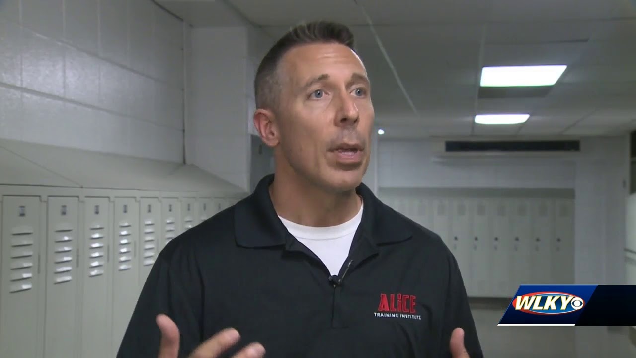 Active shooter training held at Jeffersontown High School - YouTube