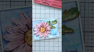Add Realistic Texture to you Diecuts with Distress Paints by @cheiron