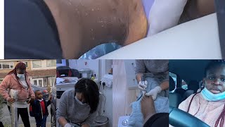 my nails cleaning +  my 38 weeks pregnancy scan || izi naomi.