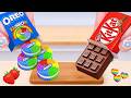 Miniature Rainbow Cake Decorating 🍫🌈 ASMR Delicious Chocolate KITKAT Cake &amp; Rainbow OREO Cake