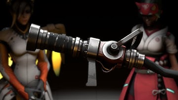 Het ongeëvenaarde ontwerp van de Medigun