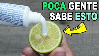 Echa Pasta Dental en 1 Limón y no volverás a usar otra receta