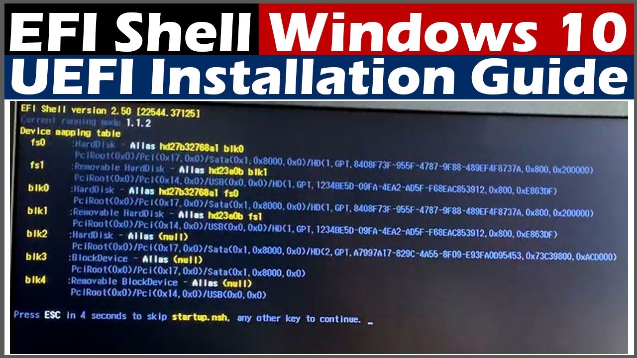 How to Install Windows 10 UEFI by EFI | Windows 10 Installation Guide Step by Step - YouTube