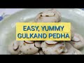 Yummy tasty Gulkand Pedha | Milk Powder| Harshada Tilloo