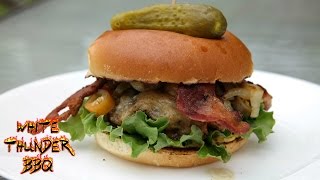 Tavern Burger Recipe | How to make a cheeseburger | White Thunder BBQ