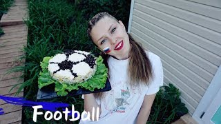 Салат "Футбольный мяч" | ЧМ 2018 | Salad FOOTBALL | Juli_Food Салат "Футбольный мяч" | ЧМ 2018 | Salad FOOTBALL | Juli_Food