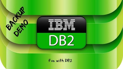 DB2 Basics Tutorial Part 17 - Backup Demo