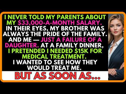 I Acted Poor and Said I Needed $15K for Medical Treatment With My Parents — But Their Answer…
