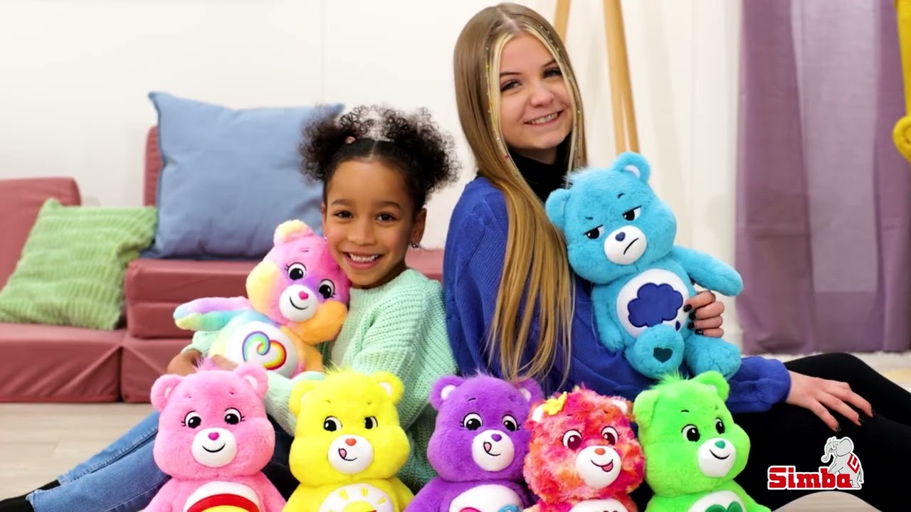 Мягкая игрушка медведь Care Bears Зеленый, 35 см, 0 мес+