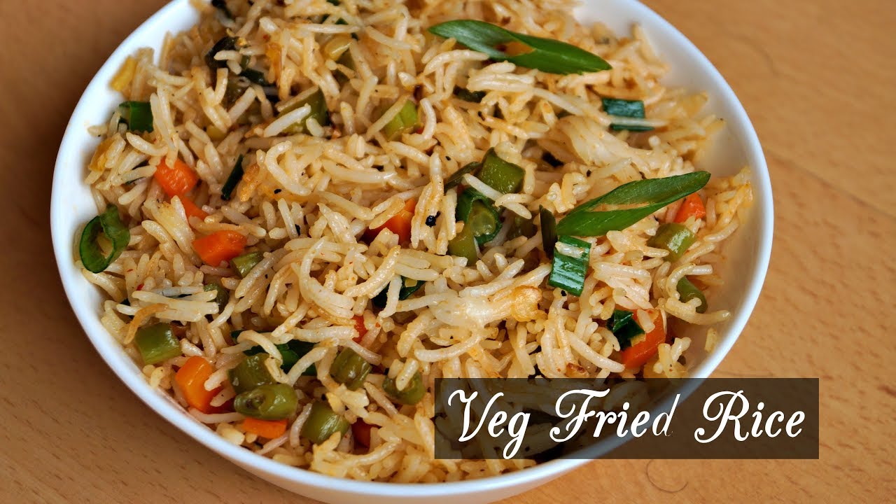 Veg fried rice recipe Quick & easy veg fried rice Street style