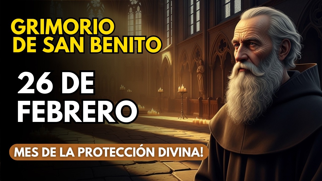 🙏 ESTA ORACIÓN DE SAN BENITO ATRAE ALGO GRANDE A TU VIDA HOY
