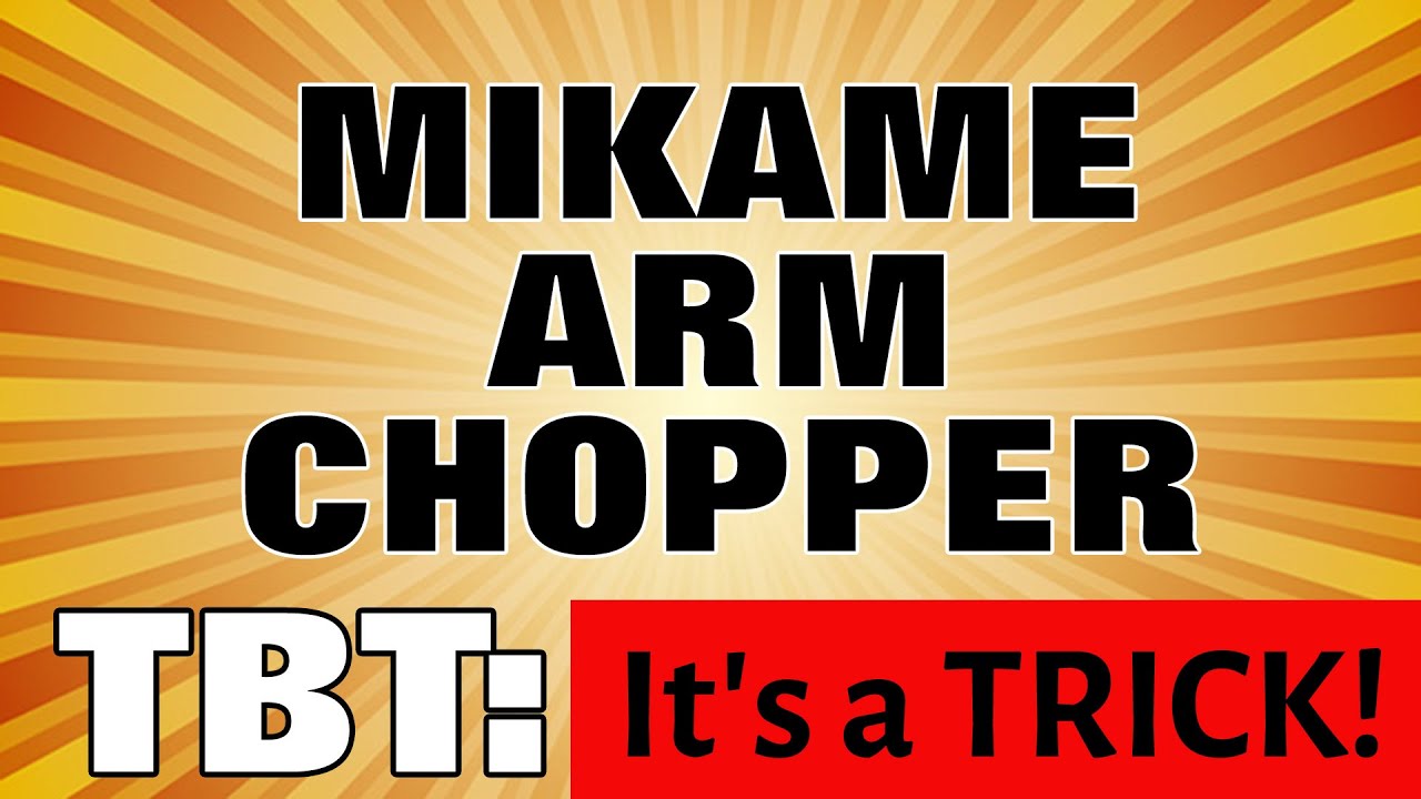 Mikame Arm Chopper Blade Goes Right Thru Hand YouTube