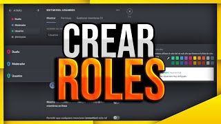 How to Make ROLES in Discord  Set PERMISSIONS in Discord