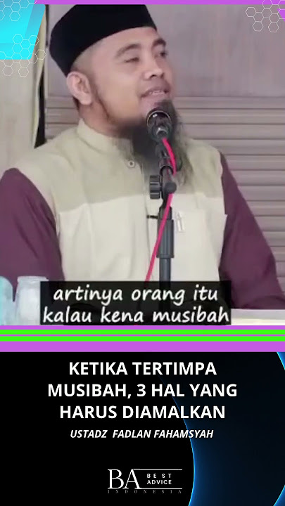 DOA NABI YUNUS PASTI ALLAH KABULKAN - TA'LIM bareng USTADZ FADLAN FAHAMSYAH