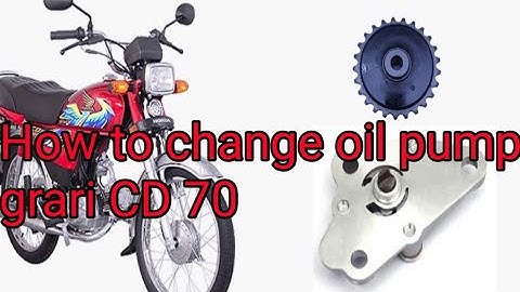 How to change oil pump grari by CD 70
