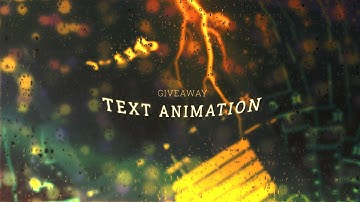 Ae inspired Text Animations🥵🔥 | Free XML preset?!Text animation Giveaway💖