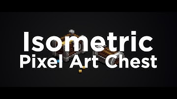 Isometric Pixel Art Chest | Drawing process by Artem Brullov