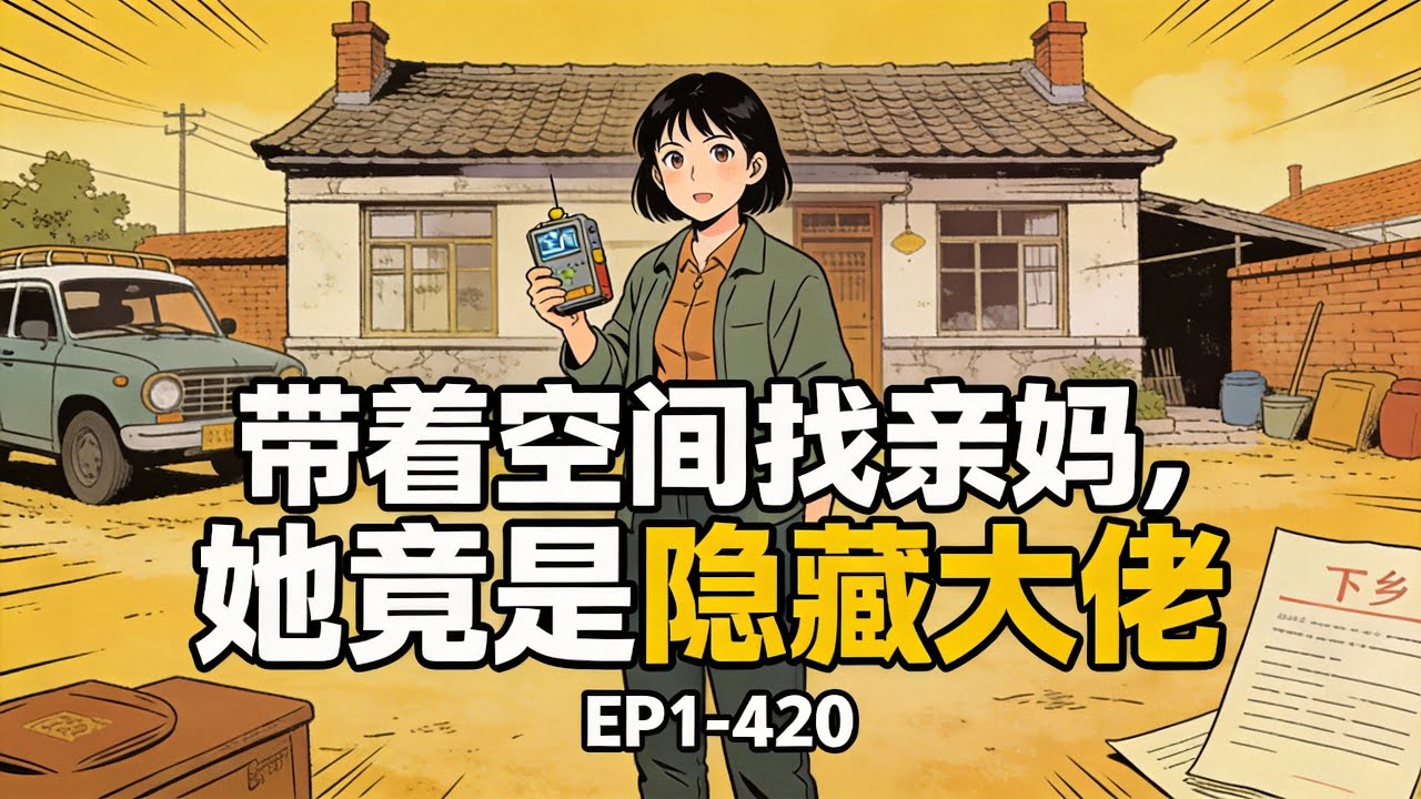 💥《带着空间找亲妈，她竟是隐藏大佬》EP1-420 一朝穿越，苏梨带着空间回到70年代。 继母恶毒？反手送她女儿下乡！ 亲爹无情？家产笑眯眯收走！ 