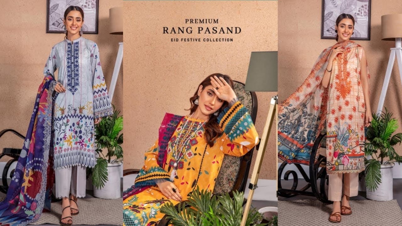 Pakistani Rang Pasand by Gulljee Premium Eid Festive Collection 2022