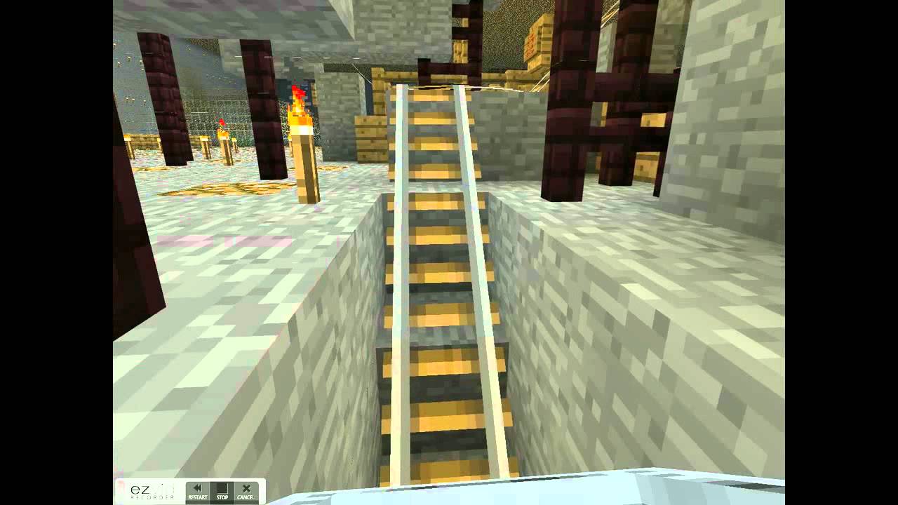 Minecraft Server Thunder Storm Onride - YouTube