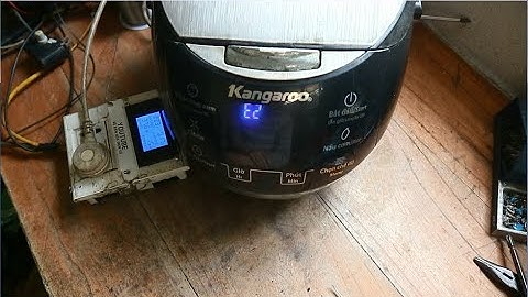 Sửa 2 nồi cơm:Kangaroo báo E2 và Tiger IH cắm nhầm 220V chập cả IGBT
