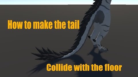 How to make the tail collide with the floor (VRChat / Unity Tutorial 2023)
