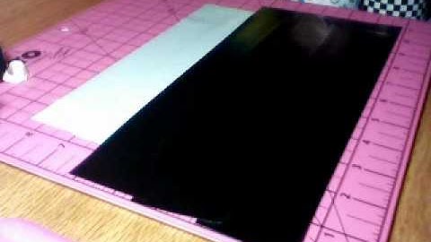 how to make a duct tape tri-fold wallet PART 1