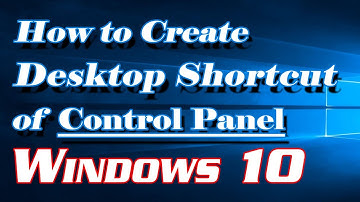How to Create Shortcut of Control Panel in Windows 10 | Definite Solutions