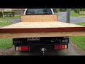 Timber Ute Tray - Flatbed construction Part 5