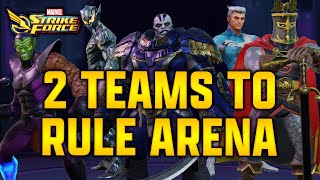 2 BEST ARENA TEAMS TO DOMINATE  MARVEL Strike Force  MSF