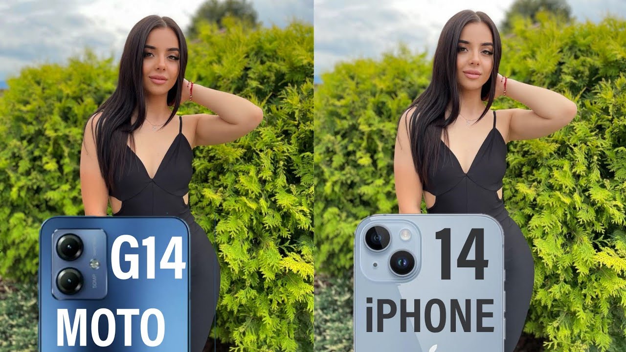 Moto G14 Vs iPhone 14 Camera Test Comparison 
