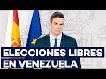 Pedro Sánchez da ocho días a Nicolás Maduro para convocar elecciones en Venezuela