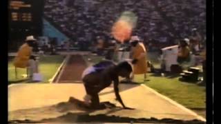 Gary Honey 1984 Olympics Long Jump Qualifying and Final