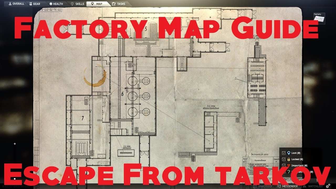 Factory 101 Escape From Tarkov Map Guide Youtube