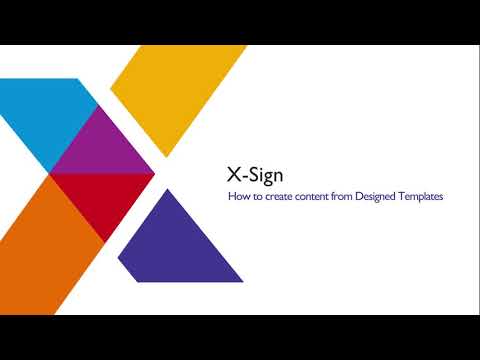 BenQ X-Sign CMS - Wie man Inhalte vom X-Sign Designer hochlädt