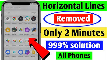 horizontal lines on mobile screen | phone ki screen par horizontal line kaise hataye/horizontal line