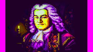 Bach -  Prelude in C minor BWV 999 - Pixel Art Synthwave Soundfont