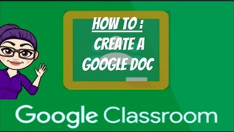 Create a Google Doc directly in an Assignment