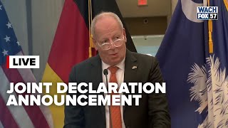 LIVE McMaster Signs Joint Declaration of Intent with German Ambassador