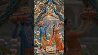 You will find peace and happiness upon listening to this hymn. Chant Radhe Radhe 🙏✨🦚🙏♥️