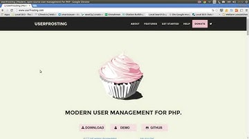 UserFrosting – Installation Localhost