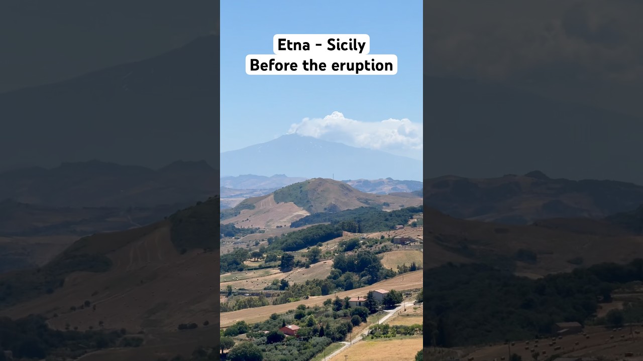 Etna - before the eruption | Gangi - Sicily #etna #sicily #gangi #vulcan #italy ✔️ #179