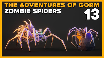 Devlog #13 - Zombie Spiders - The Adventures of Gorm - Unreal Engine 5 - Game Development