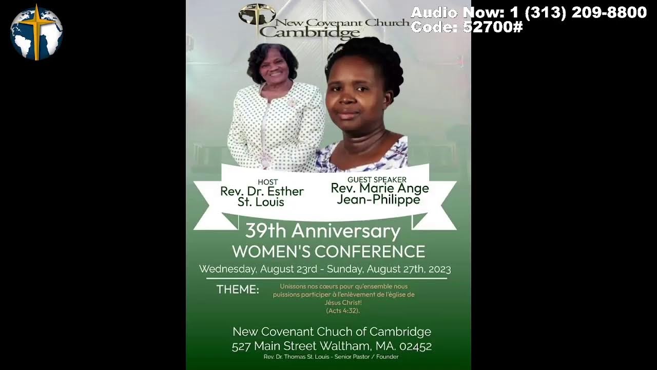 Nccc 39th women s conference august 23 20232 night 2 pastor thomas