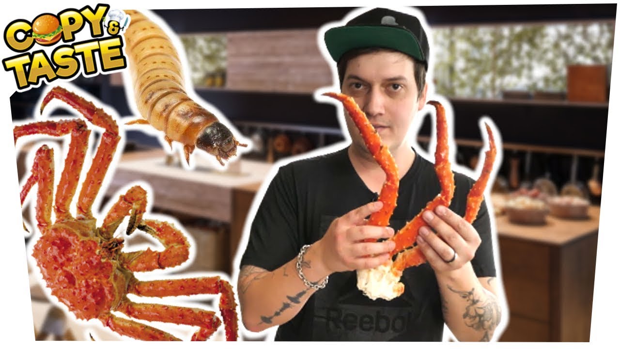 WTF? KÖNIGSKRABBE mit INSEKTEN-Pasta... 🦀🍝🐛 Copy & Taste #CaT