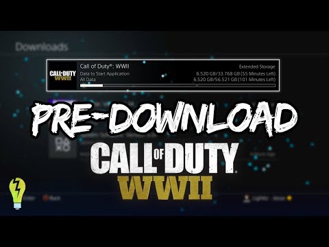 Pre-Load Call of Duty: WWII Right Now!!!