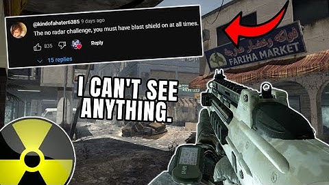 835 People Requested A Nuke With BLAST SHIELD the entire game... (MW2)